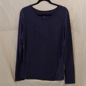 GAP Women's Deep Blue Long Sleeve Tee